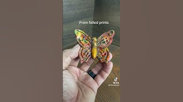 Failed prints rise again!!! #3dprinting #failedprints #tinkercad