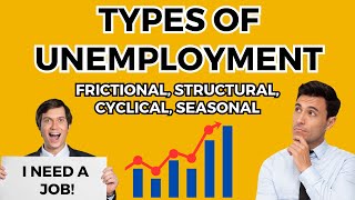 Types of Unemployment (Frictional, Structural, Cyclical, Seasonal)