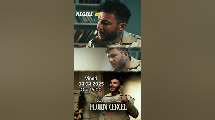 @FlorinCercel Tu rămâi rana ce mă doare 🥺❤️