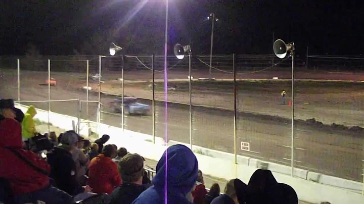 Hobby Stock with Rick Eller (65) and Scott Gibson ...