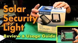 Bunker Hill 36 LED Solar Security Light Review and Usage Guide