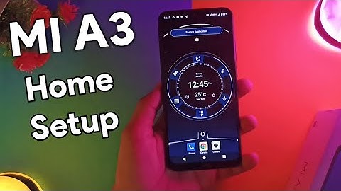 [ Xiaomi Mi A3 ] Best Home Screen Setup For Mi a3 |  best android setups | android customization