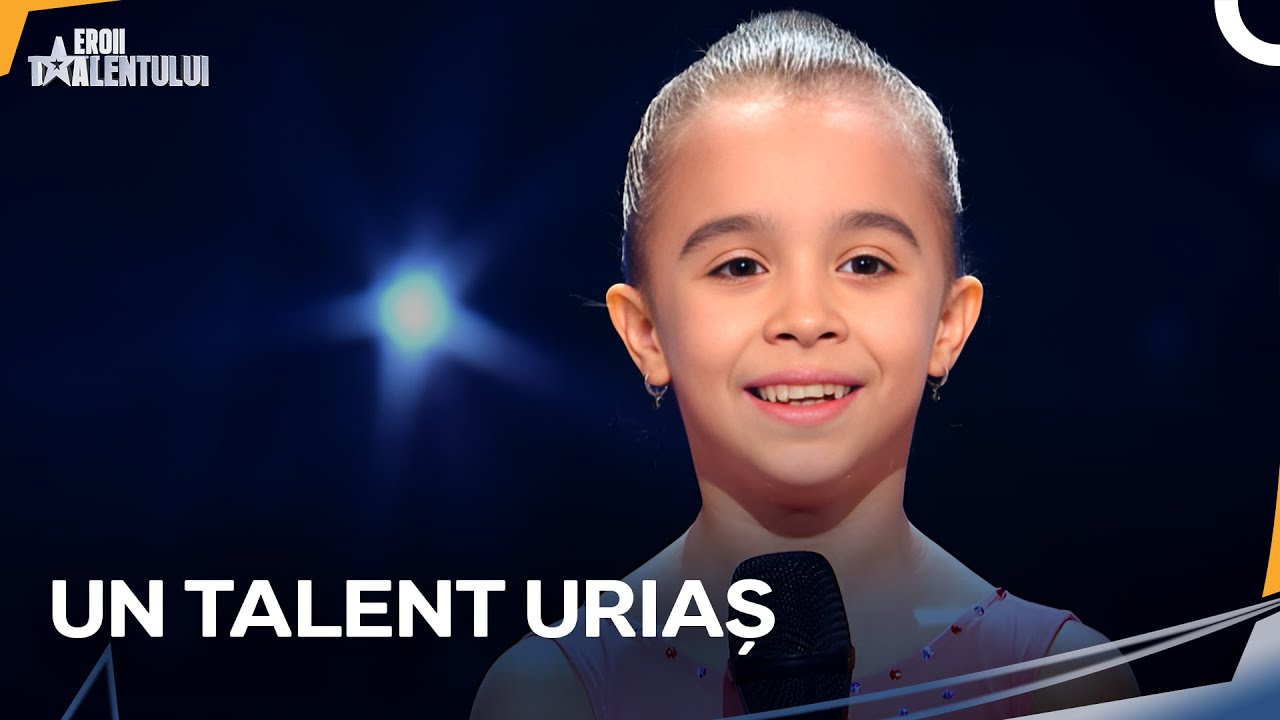 Ilinca, O Gimnastă De 8 Ani, A Adus Grația Pe Scena | Romanii au Talent