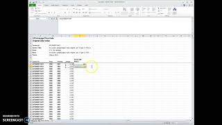 KCC105: Week #7: Creating a baseline index