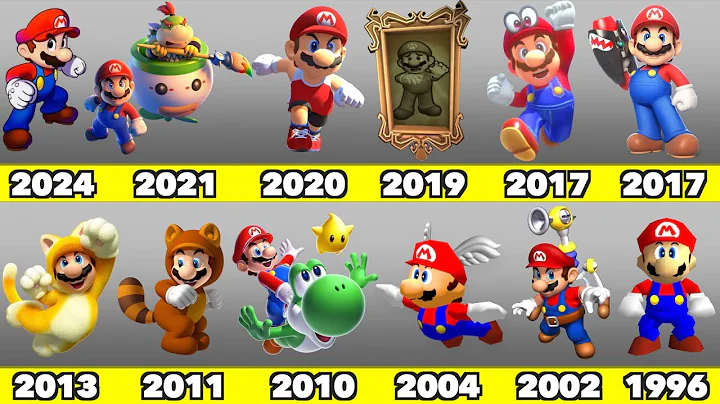 Evolution of Super Mario Bros 3D Game Graphics In Nintendo Games (1996-2025)
