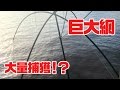 #1 巨大網を海に浸けて一気に引き上げるとどうなる？