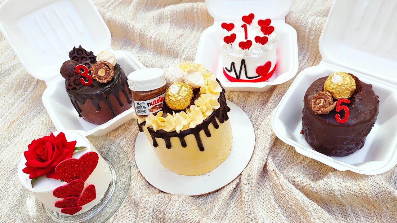 كيكة العلب الصغيرة/كيكات كورية بأيادي جزائرية بأشكال و اذواق مختلفة 😍