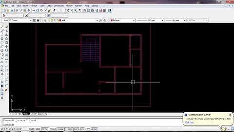 autocad 2007 floor plan tutorial