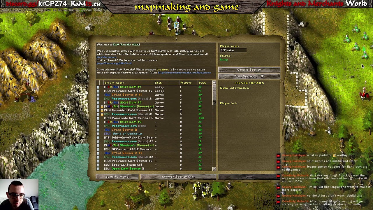 Knights and Merchants: Remake - games, news, maps, tournaments