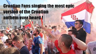 DON´T CRY FOR ME BRASIL ! VATRENI VLOG ZAGREB with Ernesto Romél & Fans singing EPIC CROATIAN ANTHEM