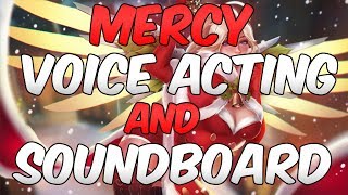 Overwatch Soundboard and Mercy Voice Actor Plays Competitive! ft. AllanahTheVA