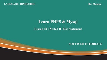 Nested if else statement in php | PHP tutorial in hindi