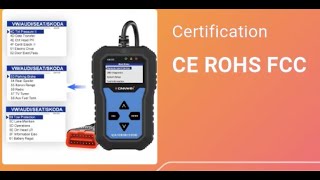 Konnwei Kw350 Obd2 Scanner Engine Transmission Airbag Full System Diagnostic Tools For Vw