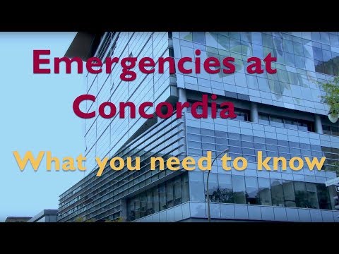 Emergencies at Concordia: What you need to know