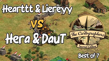 Hera & DauT vs Hearttt & Liereyy (2v2 Best of 7) | Cartographers 2 SEMI FINALS