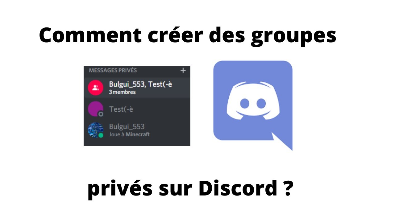 Comment créer un groupe privé sur Discord ? - YouTube
