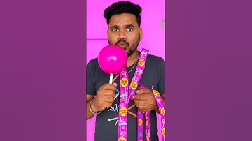 The biggest lollipop in pink color by technical fuchkul