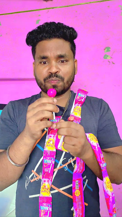 The biggest lollipop in pink color by technical fuchkul