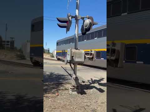 Video from my brother, Amtrak CC train to San Jose with 2005 and 6965