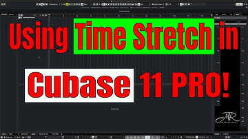 Time Stretching a Loop or Sample in Cubase 11 Pro - Tutorial