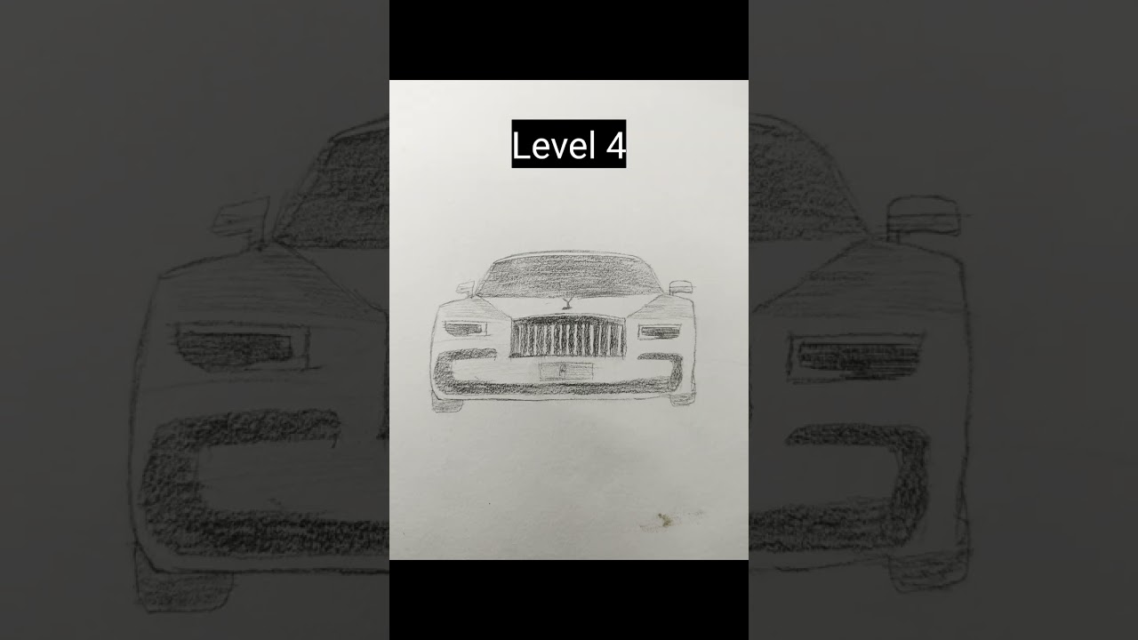 Rolls Royce ghost drawing 