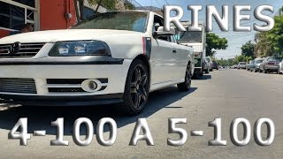 Changing rims from 4x100 to 5x100 on a Long Beach Pointer Turbo