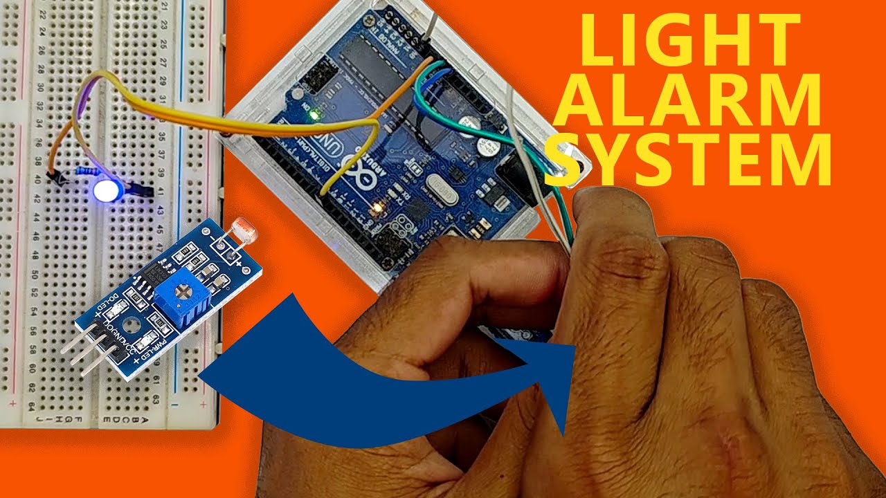 DIY Intruder Alarm with LDR Sensor | Arduino Security Project - YouTube
