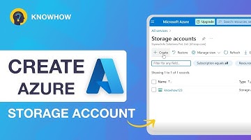 Create a Storage Account in Microsoft Azure? | Snowflake Tutorial