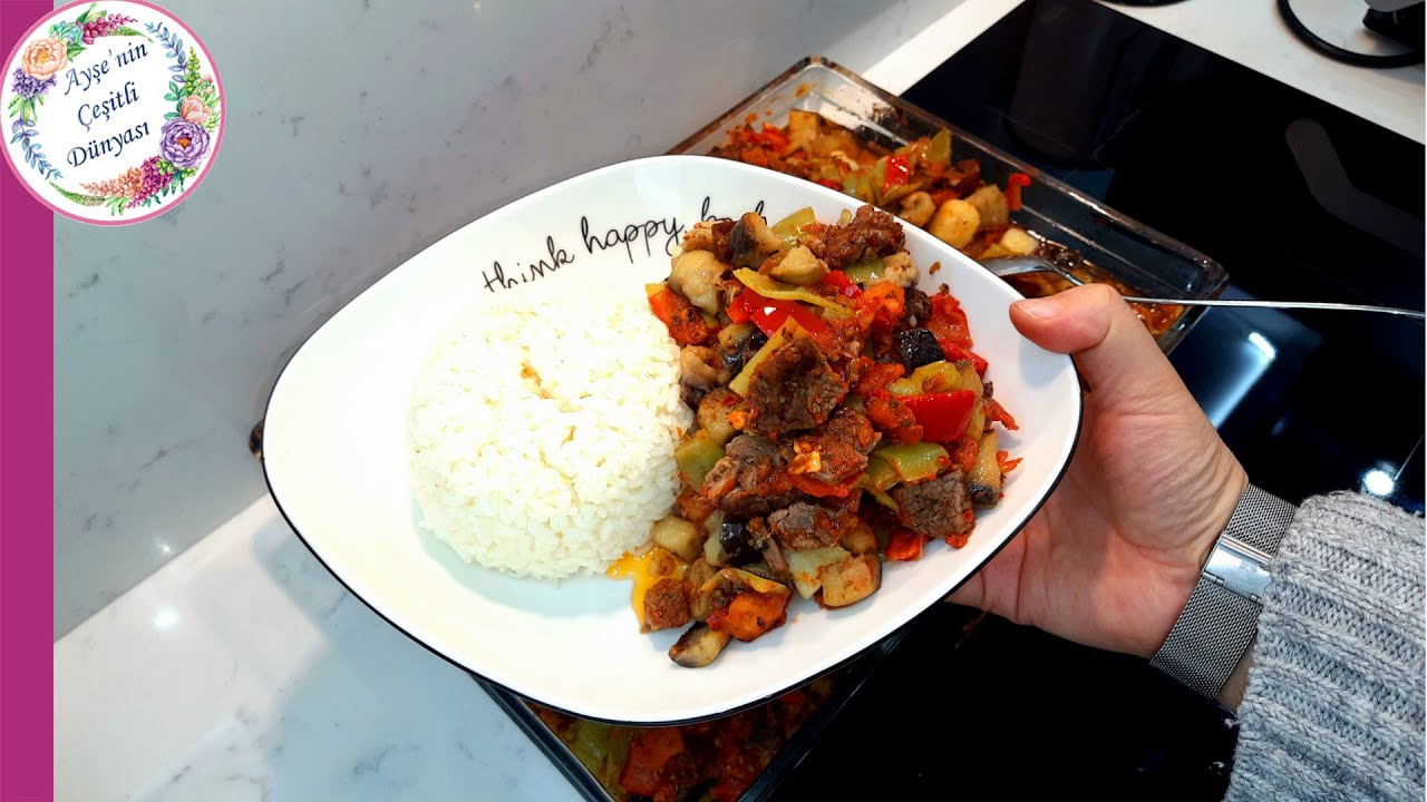 LEZZETİ ŞAHANE FIRINDA ETLİ SEBZE KEBABI ???? İNANILMAZ LEZZETİYLE MUHTEŞEM BİR ANA YEMEK TARİFİ ????