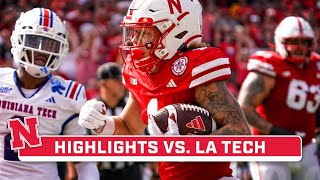 Louisiana Tech at Nebraska | Highlights | Big Ten Football | Sept. 23, 2023