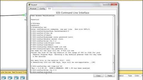 konfigurasi telnet dan ssh pada router