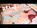 DRAW WITH ME + Q&A ✦ how i started drawing, opening commissions & more!