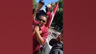 Aksi Demo Di Depan Polres Sumbawa Besar, NTB.