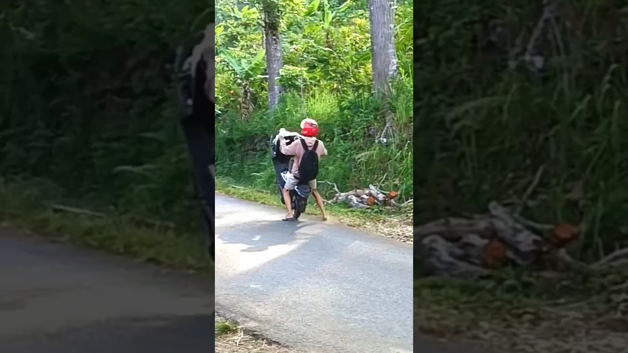 hampir saja ‼️ belajar wheelie pakai Beat karbu 
