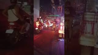 nighttime at a foodstand in Recto Avenue,Manila,near LRT1 station.on the Philippines 2026