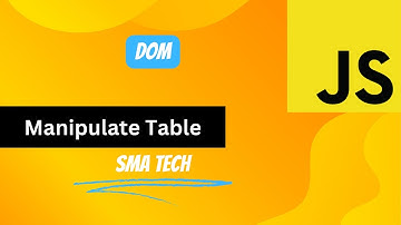 JavaScript manipulate table | add row table JavaScript #es6
