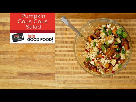 DELICIOUS pumpkin cous cous salad - flavorful, easy to make, and nutritious!