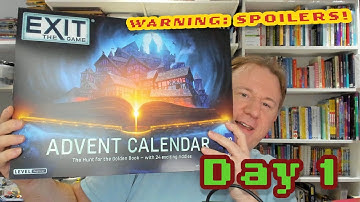 Exit the Game Advent Calendar 2022 Day 1: The Hunt for the Golden Book