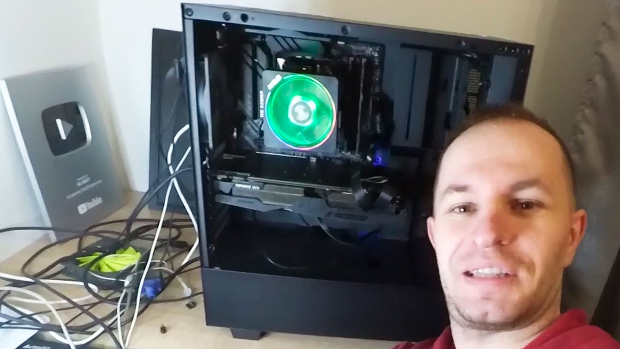 Сборка компьютера с новой материнской платой (Asus TUF Gaming B550M Plus Wi Fi II Socket AM4)