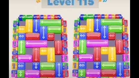 Color Blocks 3D Slide Puzzle - Level 115