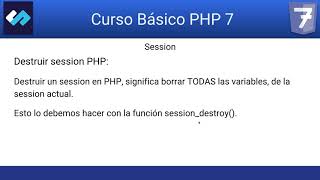 Sessions en PHP 7