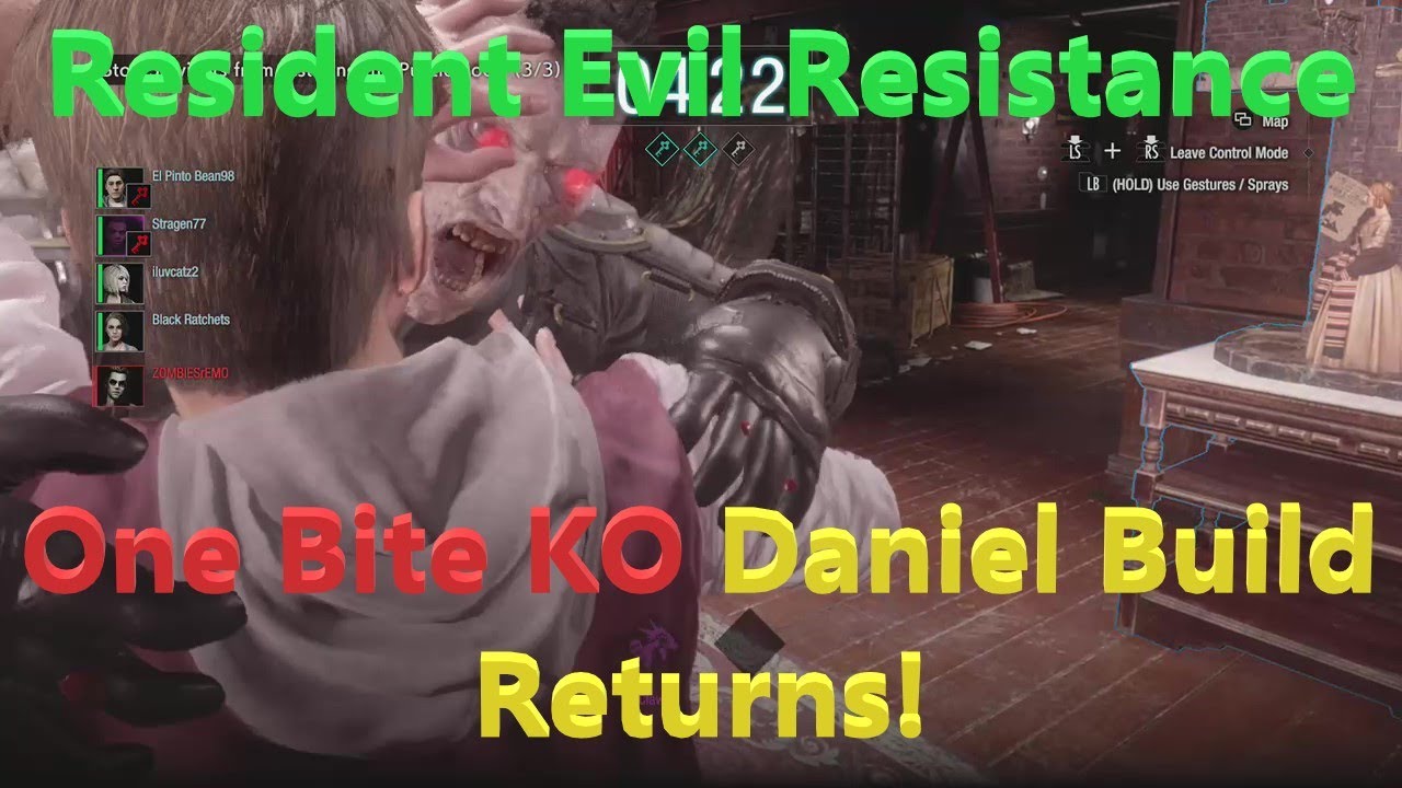Resident Evil Resistance - One Bite KO Daniel Build Returns!