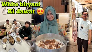 Yusra ny famous white biryani ki recipe reveal kardi😍bakra Eid special