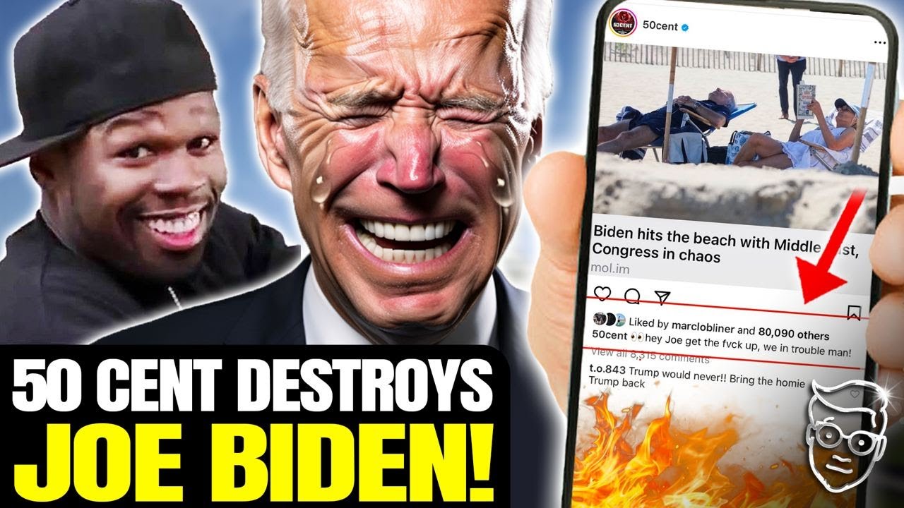 50 Cent CURB STOMPS Biden For Beach Vacation As World BURNS | ‘Get The F*ck Up Joe!'