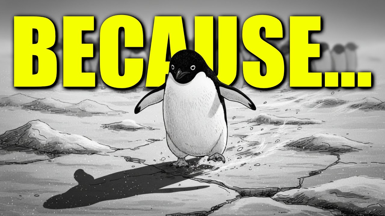 The penguin walked away because...