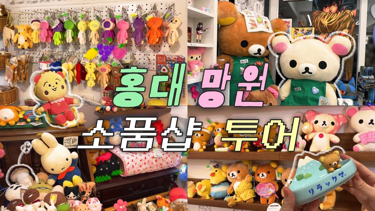 홍대 망원 소품샵 투어 브이로그🧸메리모어 | 두두상점 | 츄플레이 다녀왔어요