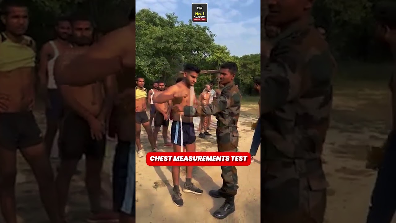 Army Agniveer Chest measurement | Army physical test 