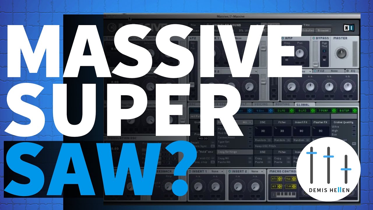 Supersaw in NI Massive | Trance Production