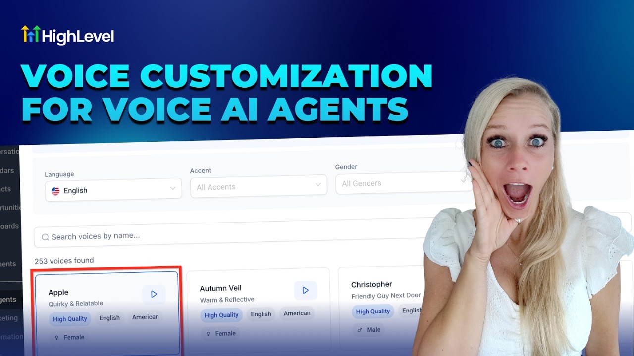 How To Change Agent Voices in HighLevel