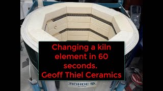 Changing a kiln element in 60 seconds